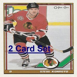 Steve Konroyd Hockey Card Collection